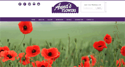 Desktop Screenshot of annasflowers.ca